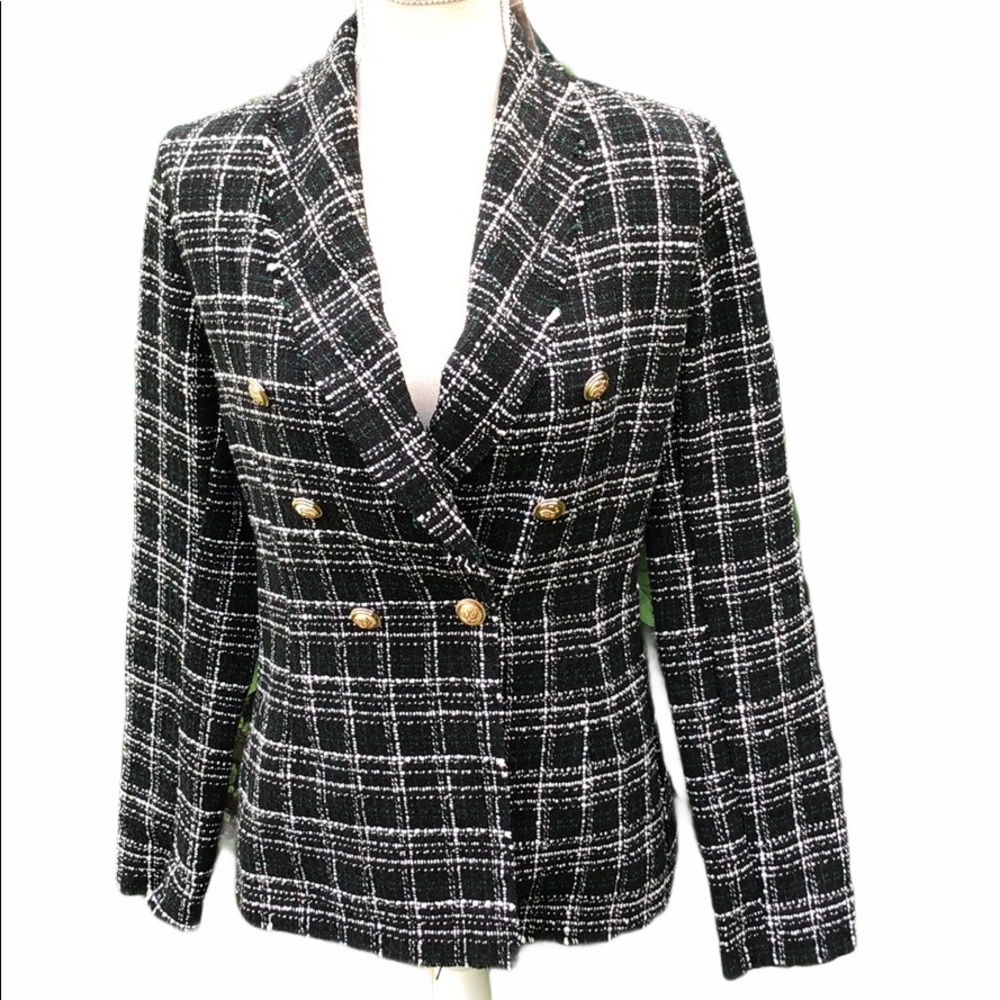 Plaid Blazer